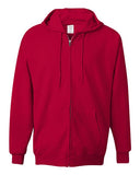 Unisex Ultimate Cotton Full-Zip Hooded Sweatshirt