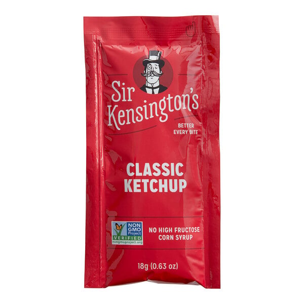 Sir Kensington's Classic Ketchup 18 Gram Packet - 600/Case
