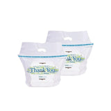 Hilex Poly Thank You Load and Seal Polyethylene Natural 1.5 Mil Tamper Evident Delivery Bag, 21 x 17 x 9 inch -- 500 per case