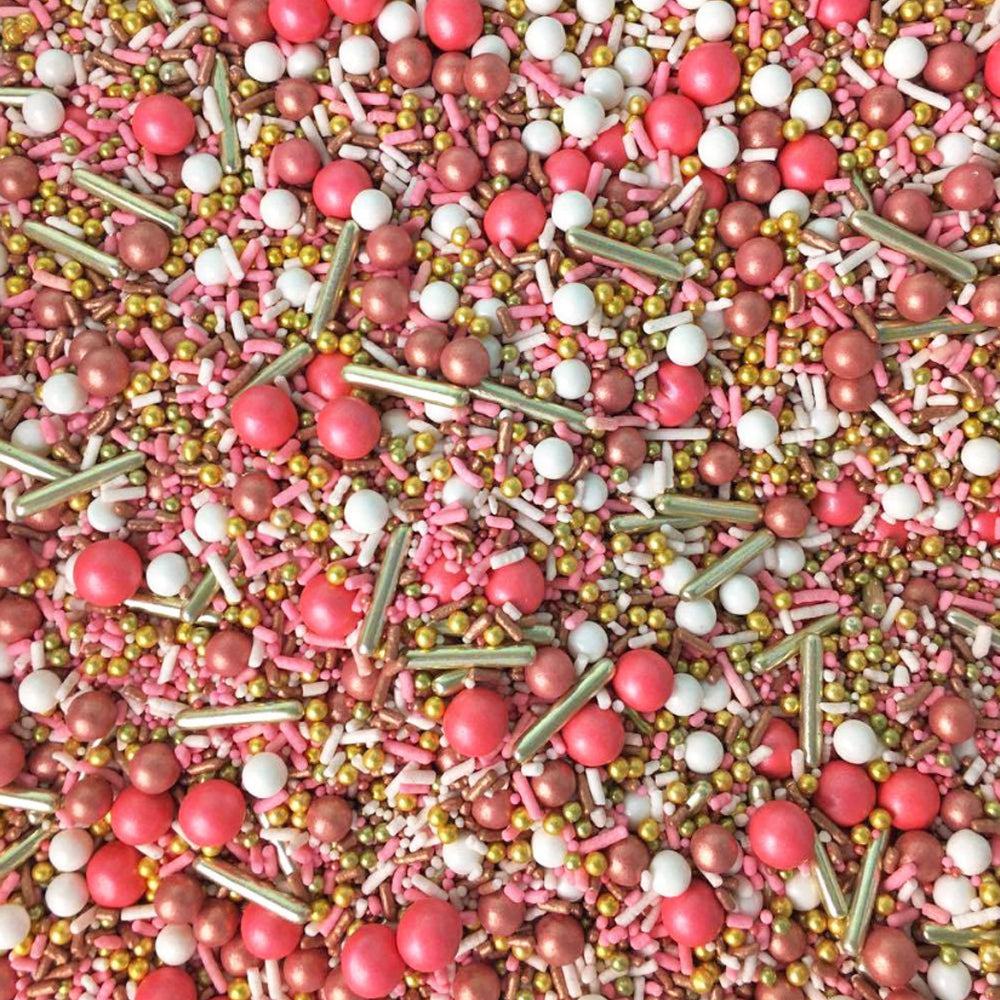 Sprinkle Pop Vintage Rose Gold Sprinkle Mix, 4 oz.