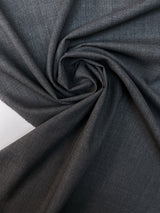Italian Melange Gray Wool Fabric