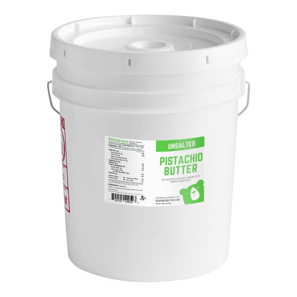 Bare Nut Butter Unsalted Pistachio Butter 40 lb.