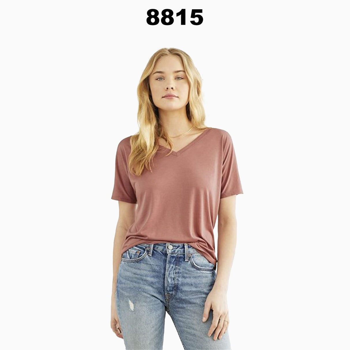 BELLA + CANVAS® Women’s Slouchy V-Neck Tee Short Sleeve T-Shirt