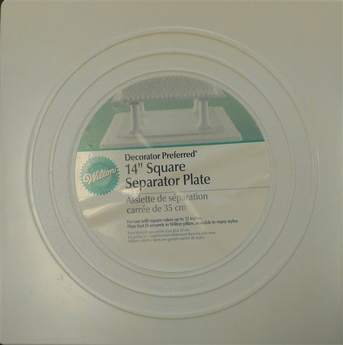 Wilton 14" Square Cake Separator Plate