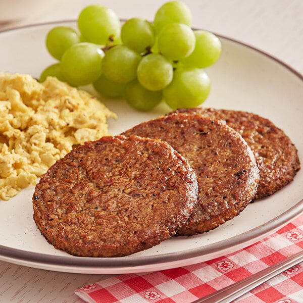 Before the Butcher Plant-Based Vegan Sausage Patty 2 oz. - 80/Case