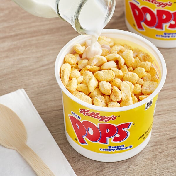 Kellogg's Corn Pops Cereal Single-Serve Cup 1.5 oz. - 60/Case