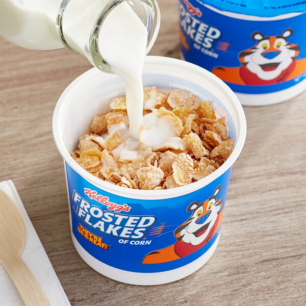 Kellogg's Frosted Flakes Cereal Single-Serve Cup 2.1 oz. - 6/Pack