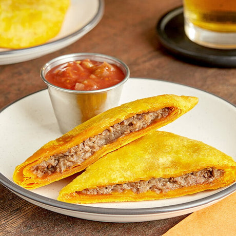 Caribbean Food Delights Baked Spicy Beef Patty 5 oz. - 50/Case
