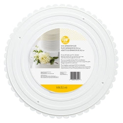 Wilton 14" Round Scallop-Edge Cake Separator Plate