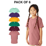 6 PACK: BELLA + CANVAS® Youth Jersey Tee - 3001Y