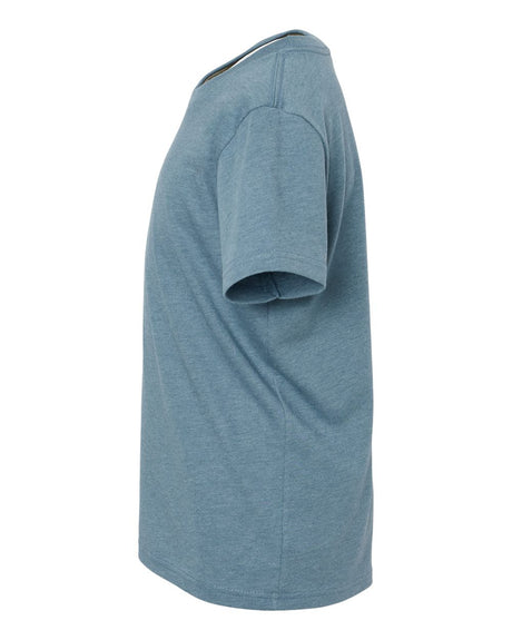 BELLA + CANVAS 24 Pack : Youth CVC Jersey Tee - 3001YCVC in Heather Grass Green