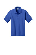 12 Pack : Port & Company® Youth Core Blend Jersey Knit Polo