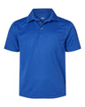Pack 6: Paragon® - Youth Saratoga Performance Mini Mesh Polo