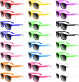 Neon Sunglasses with Mirrored Lenses