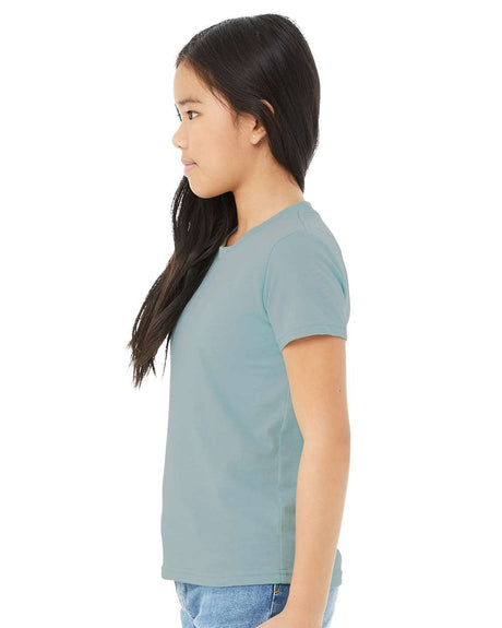 BELLA + CANVAS 24 Pack : Youth CVC Jersey Tee - 3001YCVC in Heather Grass Green