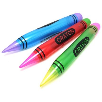 Inflatable Neon Crayons