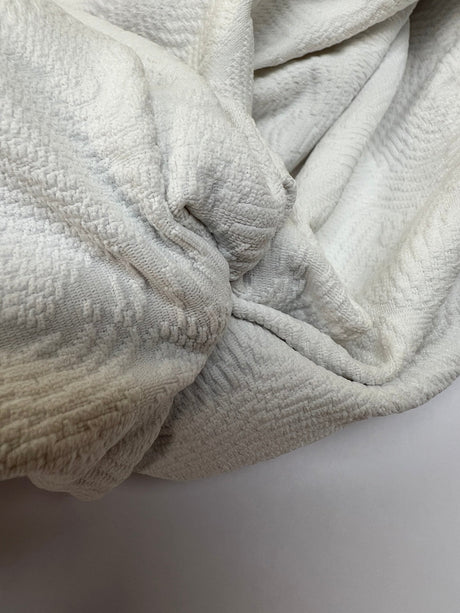 Polyamide Elastane Knitted Fabric White