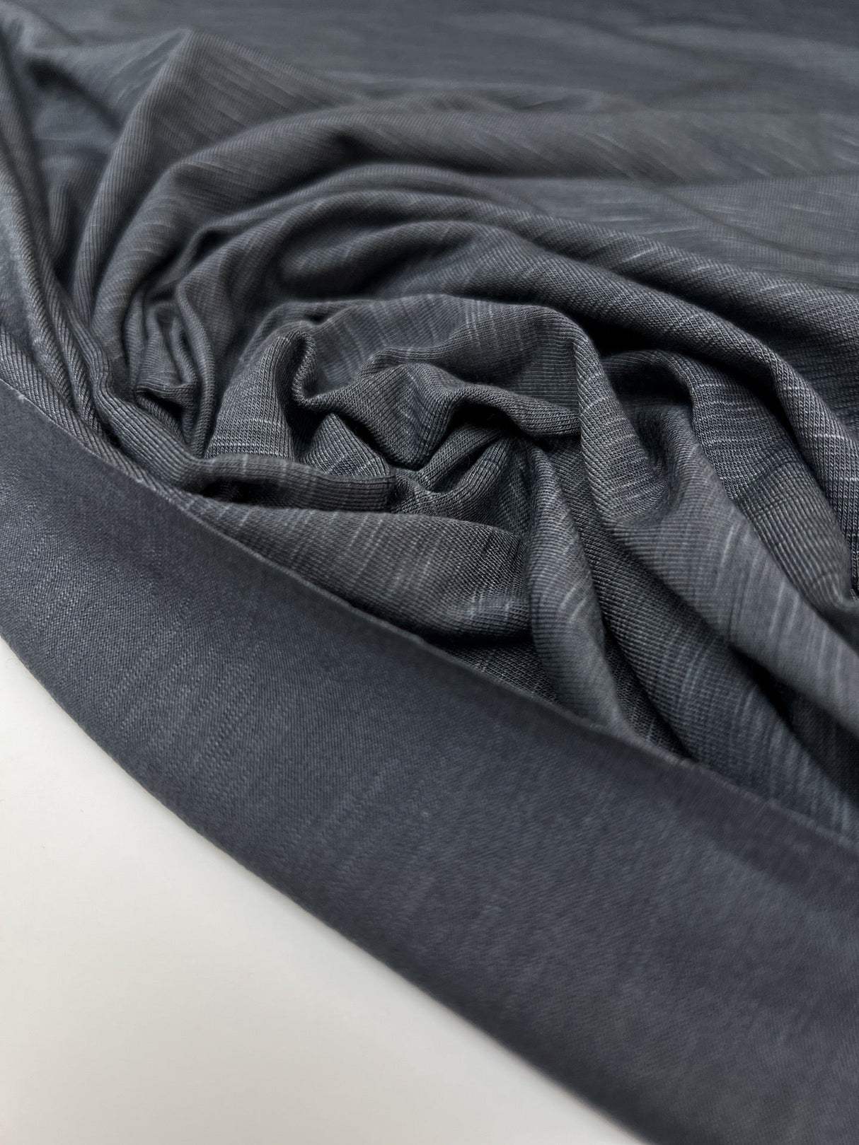 Viscose Elastane Knit Melange Gray