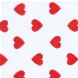 Small Red Hearts Cello Treat Bag - 20 Pack
