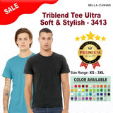 BELLA + CANVAS® Triblend Crewneck Short Sleeve Tee