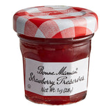 Bonne Maman Strawberry Preserves 1 oz. Mini Jar - 60/Case