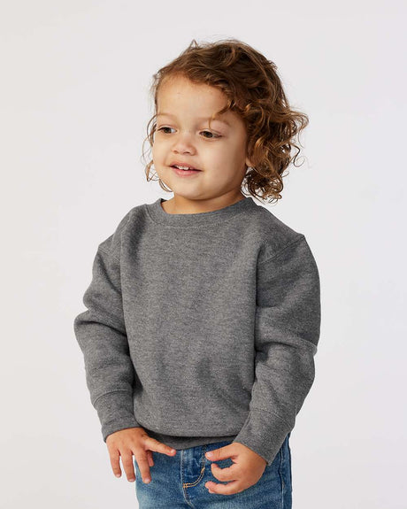 RADYAN® Toddler Fleece Crewneck Long Sleeve Sweatshirt - 3317