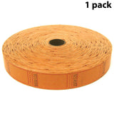 Single Roll Coupon Tickets Multi-colors