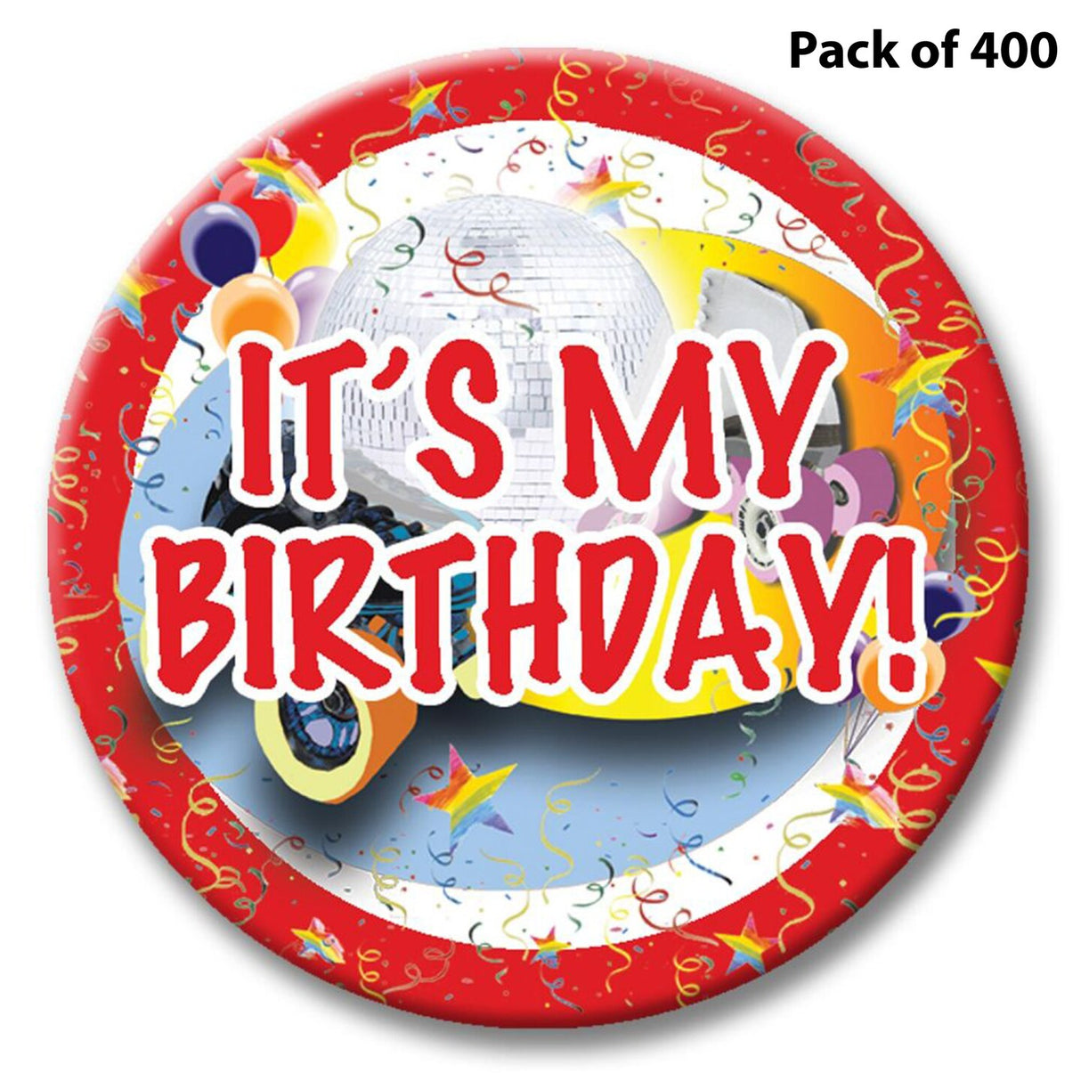 Best Disco Skate Themed Button Elevate Your Birthday Swag with Vibrant Style