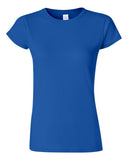 Camiseta Gildan Softstyle para mujer con cuello redondo y manga corta | Camiseta semi ajustada de algodón peinado