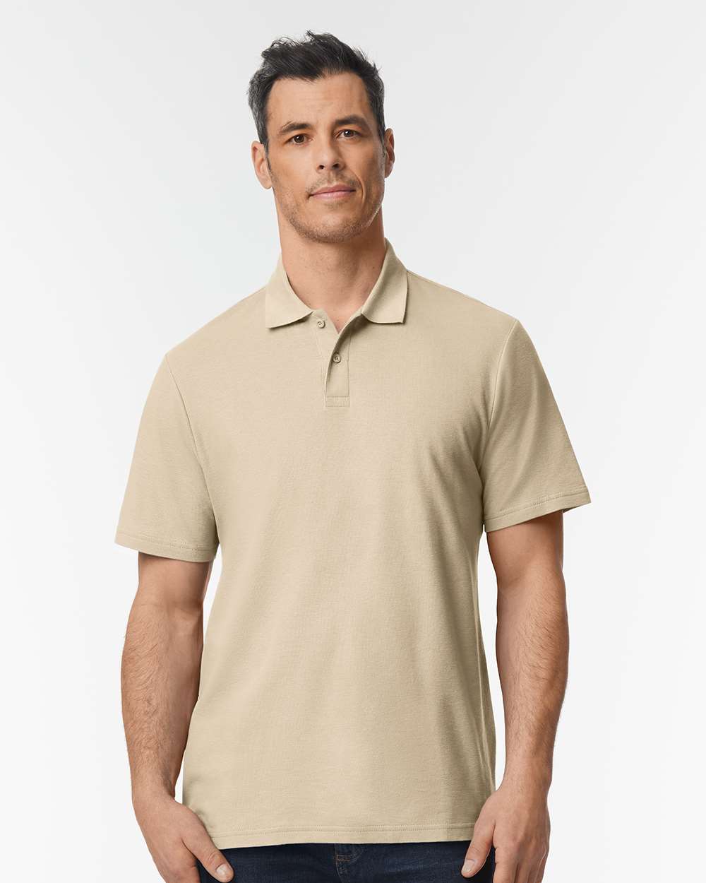Gildan® Soft Style Adult Pique Collared Short Sleeve Polo - 64800