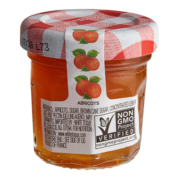 Bonne Maman Apricot Preserves 1 oz. Mini Jar - 60/Case