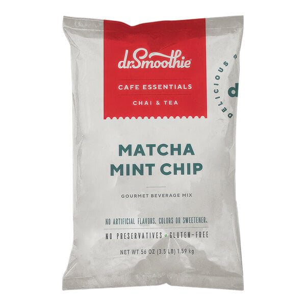 Dr. Smoothie Cafe Essentials Matcha Mint Chip Beverage Mix 3.5 lb.