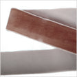 Single Faced Velvet Ribbon Made in Italy - 1.5" - Dark Tan - Sabine Collection