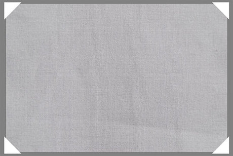 White Broadcloth Cotton Fabric - White, 58/60" Width (1 Yard)