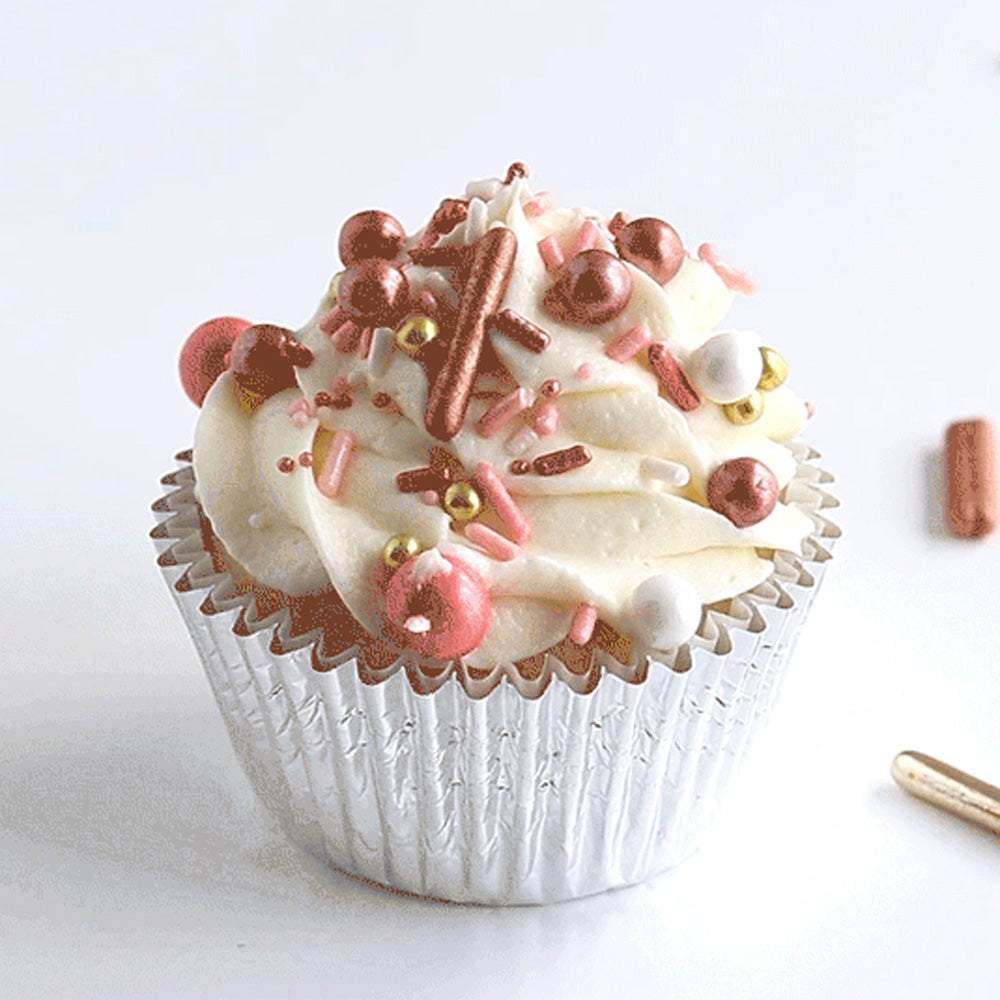 Sprinkle Pop Vintage Rose Gold Sprinkle Mix, 4 oz.