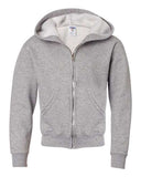 Sudadera con capucha con cremallera completa NuBlend® para jóvenes