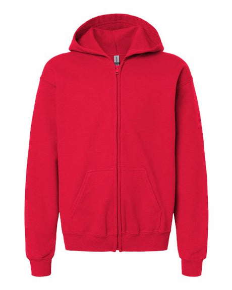 Youth Heavy Blend Full-Zip Hooded Sweatshirt