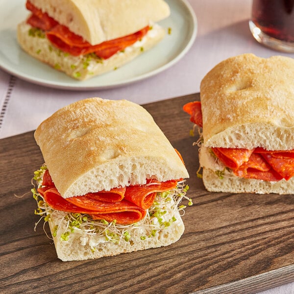 Bridor 20 1/2" x 4" Ciabatta Baguette - 20/Case