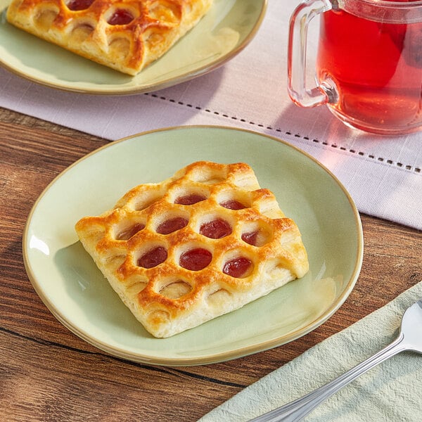 Bridor Ready-to-Bake Guava Danish 3.2 oz. - 42/Case