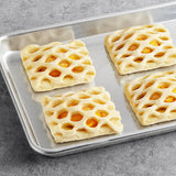 Bridor Ready-to-Bake Peach Danish 3.2 oz. - 42/Case