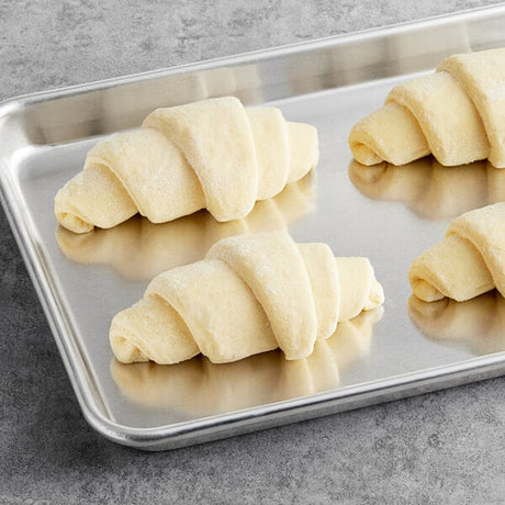 Bridor Ready-to-Bake Straight Vegan Croissant 2.8 oz. - 80/Case