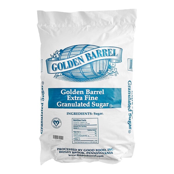 Golden Barrel Extra-Fine Granulated Pure Sugar 50 lb.