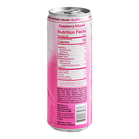 Lotus Plant Energy Zero Sugar Pink Lotus Plant Power Energy Drink 12 fl. oz. - 12/Case