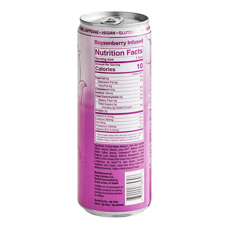 Lotus Plant Energy Zero Sugar Purple Lotus Plant Power Energy Drink 12 fl. oz. - 12/Case