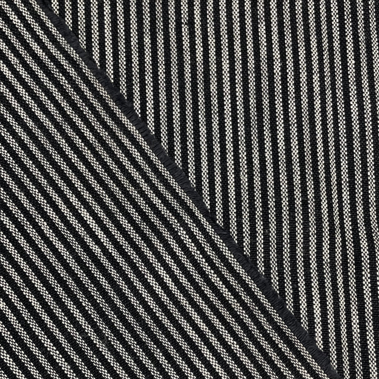 Pure Linen Yarn-Dyed Stripe French Navy