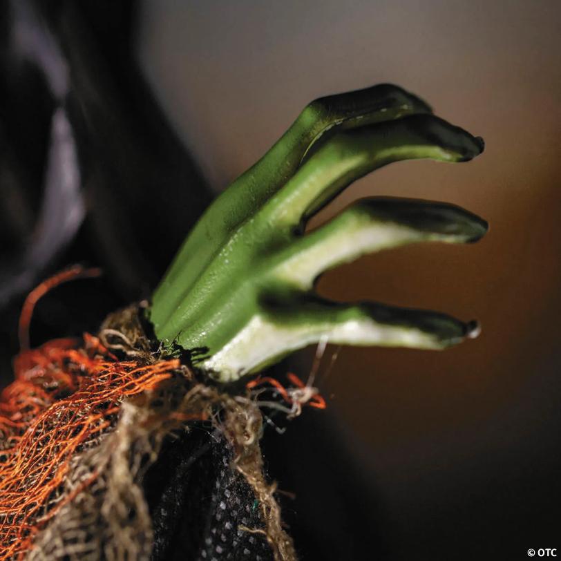27 1/2" Hanging Orange Pumpkinhead Scarecrow with Hat Halloween Decoration