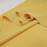 Round Polyester Tablecloth 132 Inch Gold