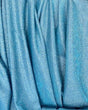 Baby Blue Stretch Metallic Lurex