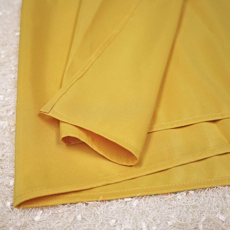 Square Polyester Table Overlay Topper 72x72 Gold