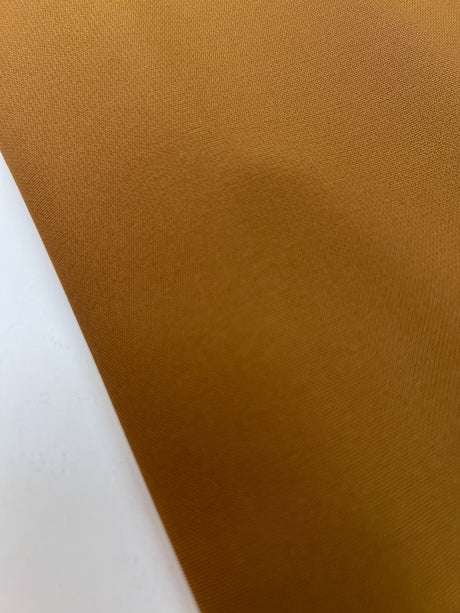 Viscose Polyamide Knitted Stretch Fabric White Brown